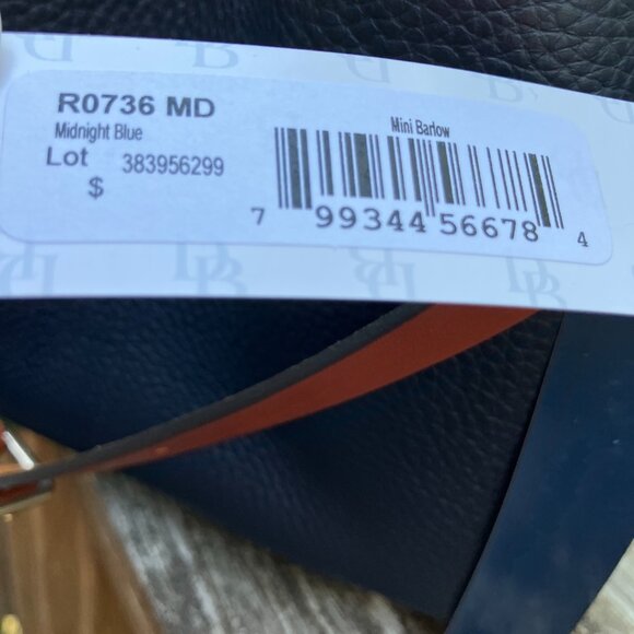 Dooney + Bourke Pebble Leather Mini Barlow Satchel - Picture 4 of 5